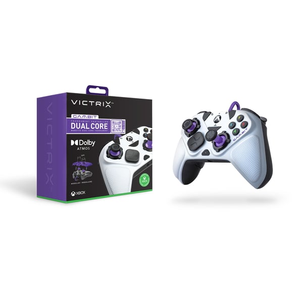 Victrix Gambit Svart, Vit USB Spelplatta Analog / Digital PC, Xbox One, Xbox Series S, Xbox Series X
