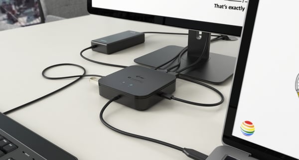 i-tec TB3TRAVELDOCKPD60W dockningsstationer för bärbara datorer Kabel Thunderbolt 3 Svart