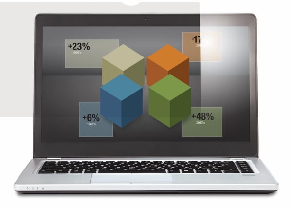 3M Anti-Glare-filter til 14" widescreen laptop