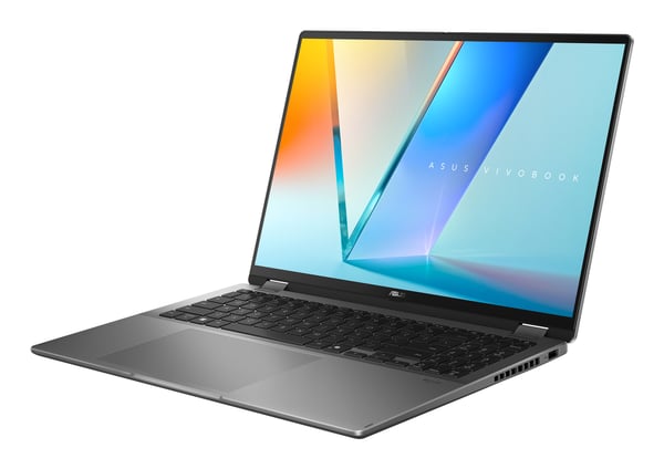 ASUS Vivobook 16 Flip TP3607SA-SI099W Copilot+ PC Intel Core Ultra 7 258V Hybridi (2-in-1) 40,6 cm (16") Kosketusnäyttö WUXGA 32 GB LPDDR5x-SDRAM 1 TB SSD Wi-Fi 7 (802.11be) Windows 11 Home Musta, Harmaa QWERTY Hollanti