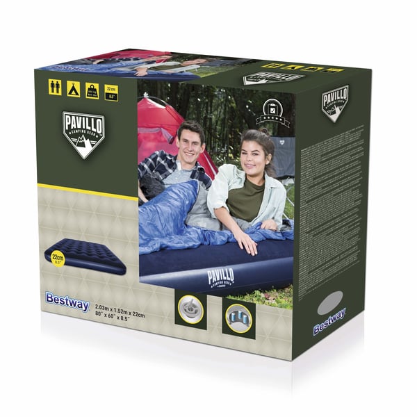 Bestway 67003 luftmadras Dobbelt madras Blå