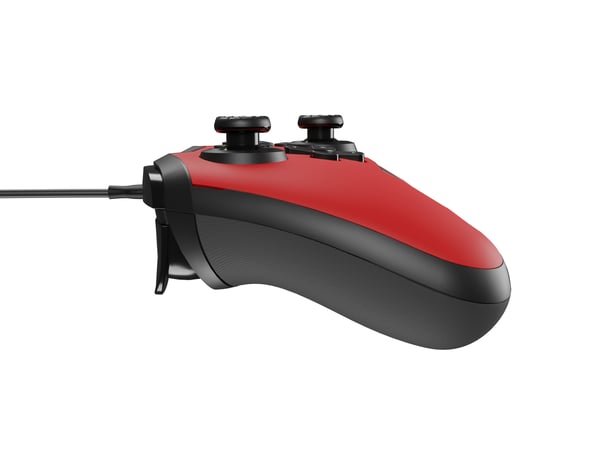 GENESIS Mangan 300 Red Röd USB Spelplatta Analog / Digital Android, Nintendo Switch, PC