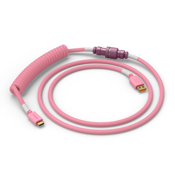 Glorious Gaming GLO-KB-ACC-CBL-COIL-PPNK kabel till tangentbord/mus Rosa 1,4 m