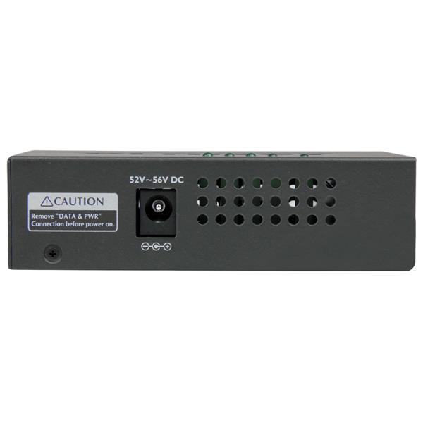 StarTech.com 4-portars Gigabit midspan - PoE+ injektor