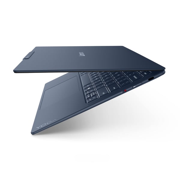 Lenovo Yoga Slim 7 14Q8Y11 Copilot+ PC Snapdragon X2P-42-100 Laptop 35,6 cm (14") WUXGA 16 GB LPDDR5x-SDRAM 512 GB SSD Wi-Fi 7 (802.11be) Windows 11 Home Blå Italiensk