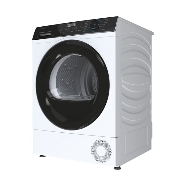 Haier HD90-A3939E tumlare Fristående Frontmatad 9 kg Vit