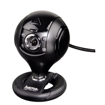 Hama 00053950 verkkokamera 1,3 MP 1280 x 1024 pikseliä USB 2.0 Musta