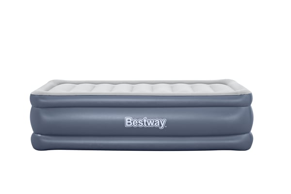 Bestway 6713G / 23 luftmadras Enkelmadras Grå, Hvid Unisex