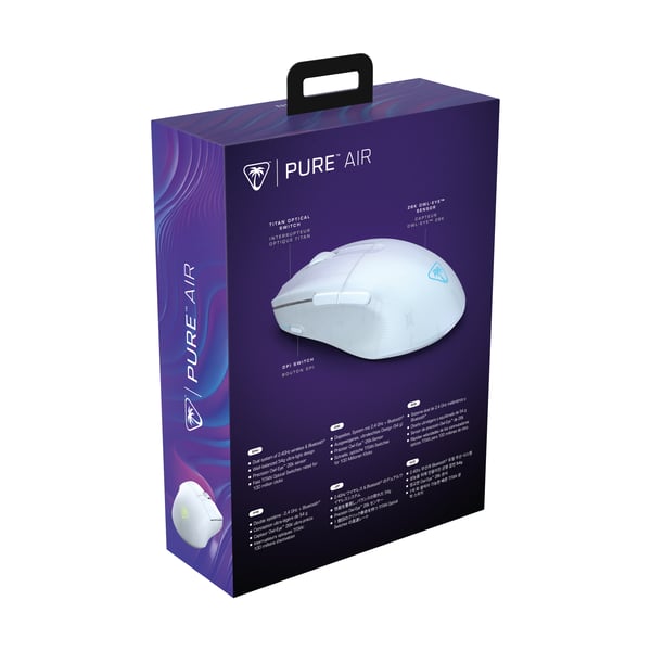 Turtle Beach Pure Air hiiri Pelaaminen Oikeakätinen RF Wireless + Bluetooth Optinen 26000 DPI