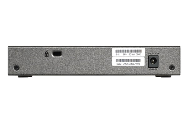 NETGEAR GS108E Hallittu Gigabit Ethernet (10/100/1000) Musta