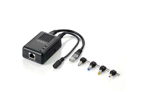 LevelOne POS-1002 nätverksdelare Strömförsörjning via Ethernet (PoE) stöd Svart