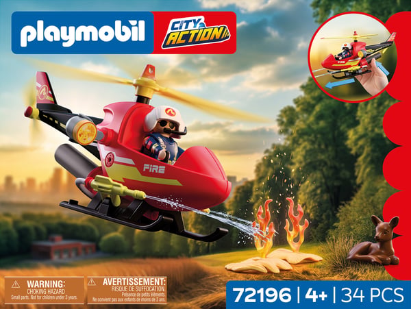 Playmobil Feuerwehr-Helikopter