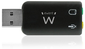 Ewent EW3751 äänikortti 5.1 kanavaa USB