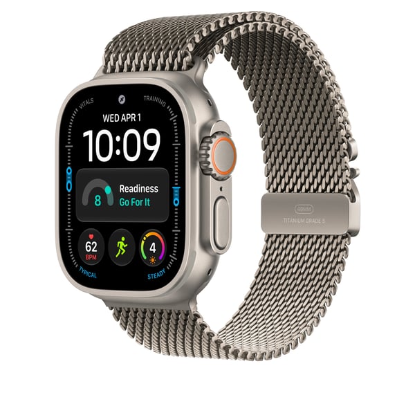 Apple Milanorem i naturligt titanium, 49 mm - large