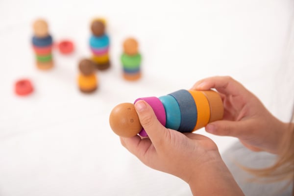Tickit Rainbow Wooden Community People