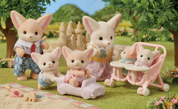 Sylvanian Families Fennec Fox -perhe