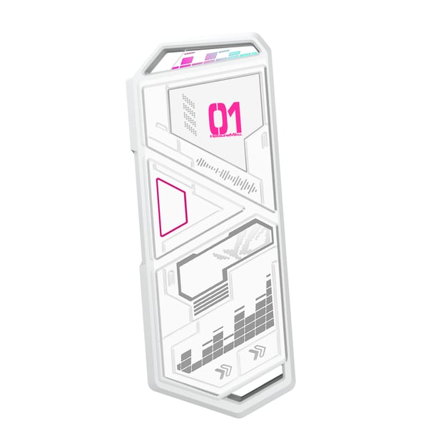 ASUS ROG Strix Arion Hatsune Miku Edition SSD kabinet Hvid M.2