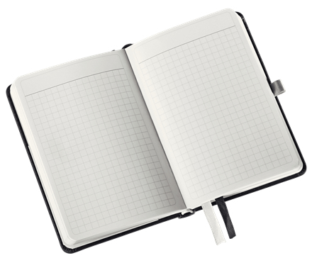 Leitz 44910094 blok og notesblok A6 80 ark Sort