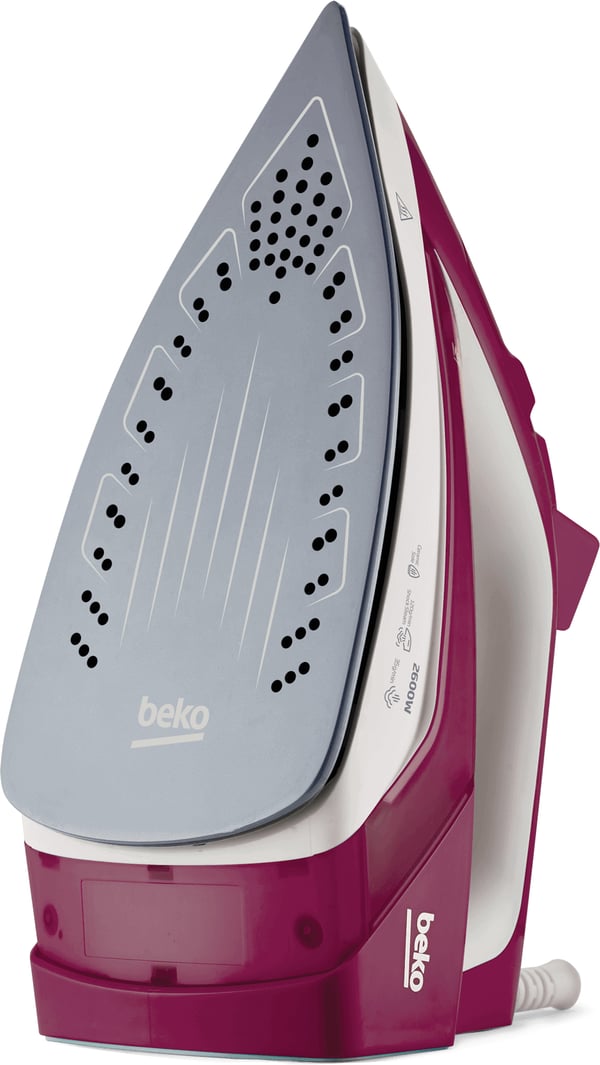 Beko SIM3126R silitysrauta Höyrysilitysrauta Keraaminen pohjalevy 2600 W Punainen