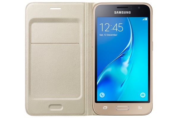 Samsung EF-WJ120 mobiltelefonfodral 11,4 cm (4.5") Plånbok Guld