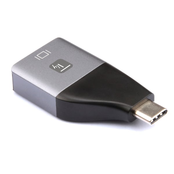 Techly IADAP USBC-DP4K USB grafisk adapter 3840 x 2160 pixel Sort, Sølv