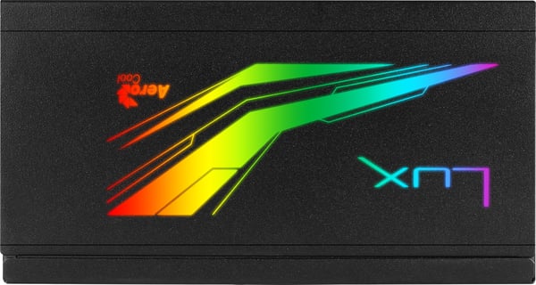 Aerocool LUX RGB 650M virtalähdeyksikkö 650 W 20+4 pin ATX Musta