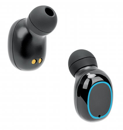 Manhattan 180382 hörlur och headset Trådlös I öra Samtal/musik Bluetooth Svart