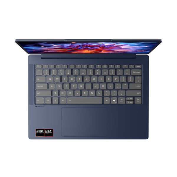 Lenovo IdeaPad Slim 5 14AGP11 Copilot+ PC AMD Ryzen AI 5 430 Bärbar dator 35,6 cm (14") WUXGA 16 GB DDR5-SDRAM 512 GB SSD Wi-Fi 7 (802.11be) Windows 11 Home Blå tyska