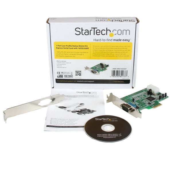 StarTech.com PEX1S553LP interface-kort/adapter Intern Seriel
