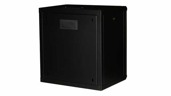 Equip EPM-12-6045-B-CBAA stativ 12U Vægmonteret stativ Sort