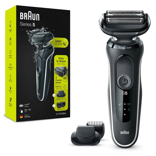 Braun Series 5 51-W1500s Folierakapparat Trimmer Svart