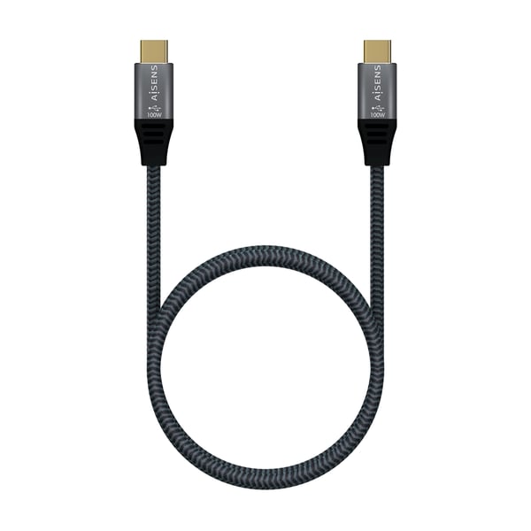 AISENS A107-0634 USB-kabel USB4 Gen 2x2 2 m USB C 20 Gbit/sek. 100 W Grå