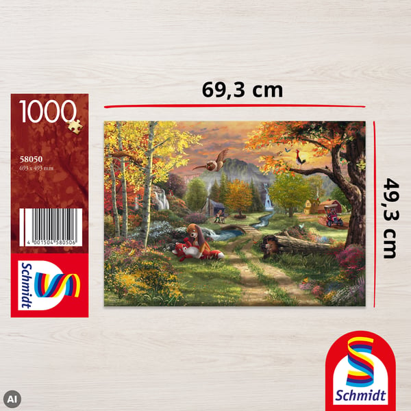 Schmidt® Spiele 58050 palapeli Kuviopalapeli 1000 kpl Sarjakuvat