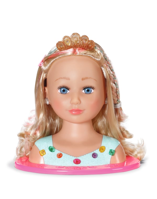 BABY born Sister Styling Head Princess Doll make-up & hair styling set