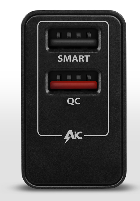 Axagon ACU-QS24 mobilladdare Smartphone Svart AC Snabb laddning inomhus
