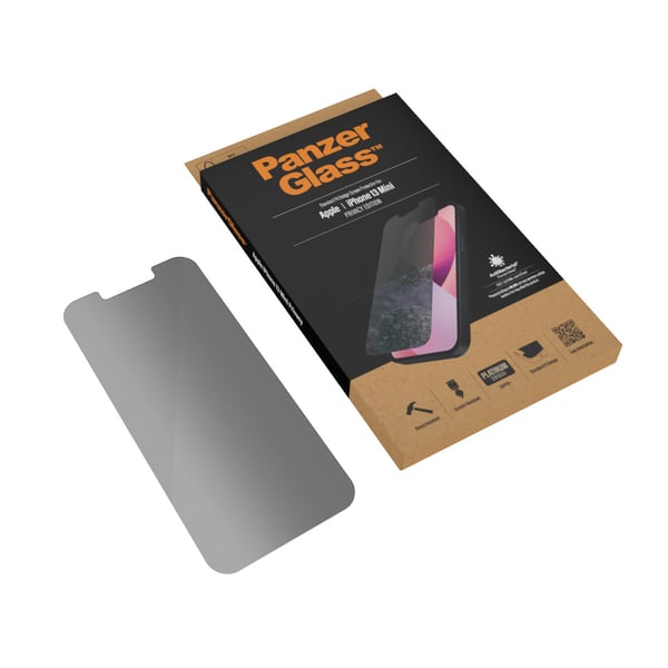 PanzerGlass ® Privacy Screen Protector iPhone 13 Mini | Standard Fit Genomskinligt skärmskydd Apple 1 styck