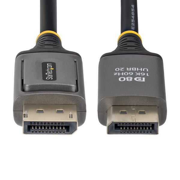 StarTech.com DP21V-50C-DP80-CABLE DisplayPort kabel 0,5 m Sort
