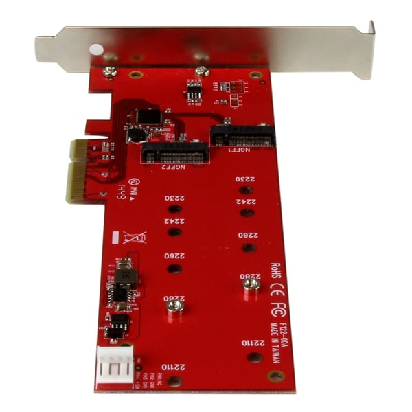 StarTech.com 2x M.2 SATA SSD-kontrollerkort - PCIe