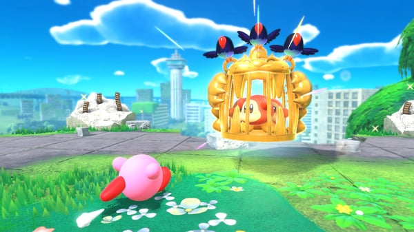 Nintendo Kirby and the Forgotten Land Standard Forenklet kinesisk, Traditionelt kinesisk, Tysk, Hollandsk, Engelsk, Spansk, Fransk, Italiensk, Japansk, Koreansk Nintendo Switch