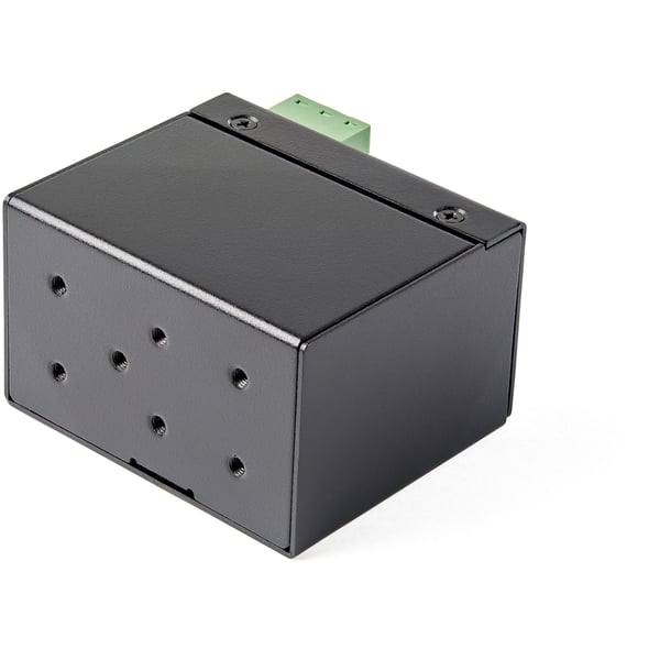 StarTech.com PoE+ industriell fiber till Ethernet-mediakonverterare 30 W - SFP till RJ45 - Singlemode/Multimode fiber till Gigabitkopparnätverk - Mini/kompakt storlek - IP30/-40 &degC till +75 &degC