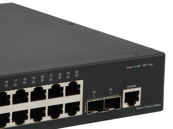 LevelOne GTL-2661 nätverksswitchar hanterad L2 Gigabit Ethernet (10/100/1000) Svart