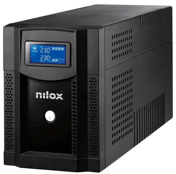 Nilox Premium Line Interactive Sinewave 3.000 UPS-enhed Interaktivt indgangsstik 3 kVA 2100 W 4 AC stikkontakt(er)