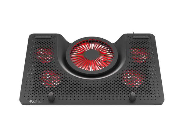 GENESIS Oxid 550 køling til laptop 43,9 cm (17.3") 2800 rpm Sort