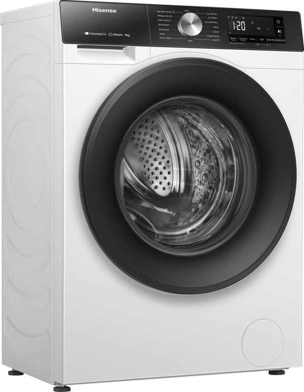 Hisense WF3S9043BW3 Pesukone Edestä täytettävä 9 kg 1400 RPM Valkoinen