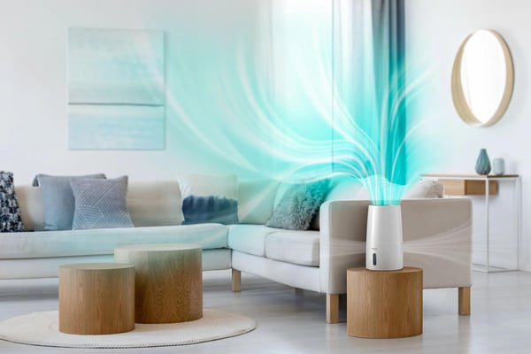 Philips 3000 series Luftfugter, der befugter op til 45 m2