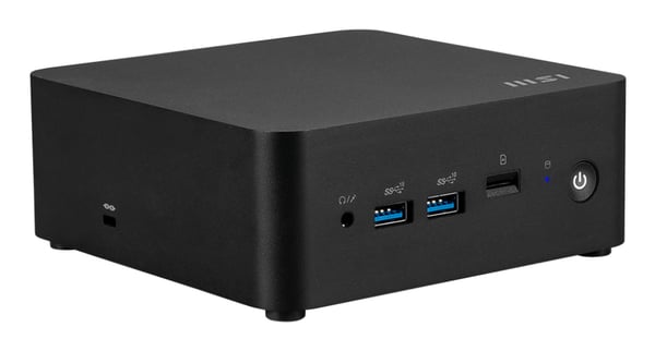 MSI Cubi NUC 1M Intel Core 3 100U HDD+SSD Mini PC Musta
