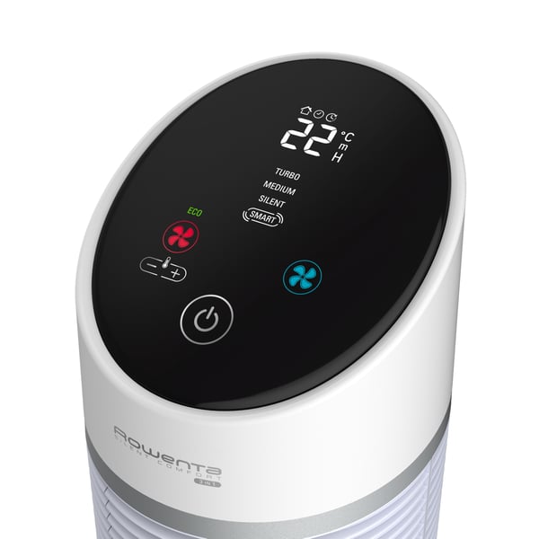 Rowenta Silent Comfort 3-in-1 HQ8120 Sisätila Hopea 2400 W Sähkökäyttöinen lämpötuuletin