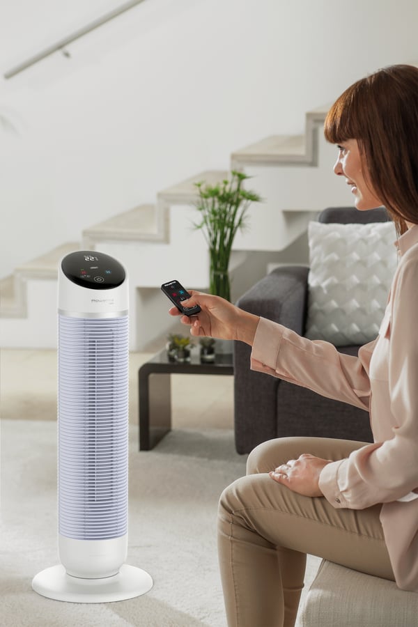 Rowenta Silent Comfort 3-in-1 HQ8120 Sisätila Hopea 2400 W Sähkökäyttöinen lämpötuuletin