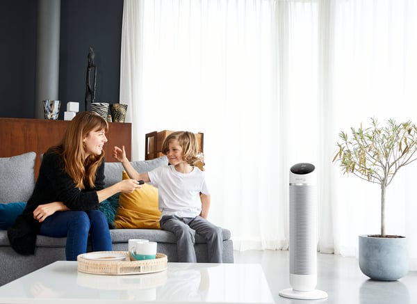 Rowenta Silent Comfort 3-in-1 HQ8120 Sisätila Hopea 2400 W Sähkökäyttöinen lämpötuuletin
