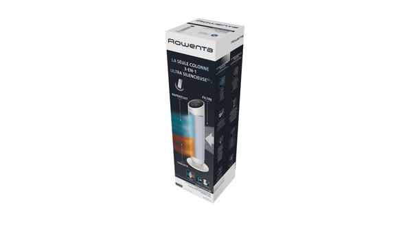 Rowenta Silent Comfort 3-in-1 HQ8120 Sisätila Hopea 2400 W Sähkökäyttöinen lämpötuuletin